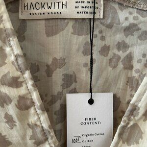 Hackwith Design House Double V Top NWT